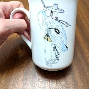 1980's Vintage Hankook's Korean Fine Bone China Coffee/Tea Mug. Excellent Condit